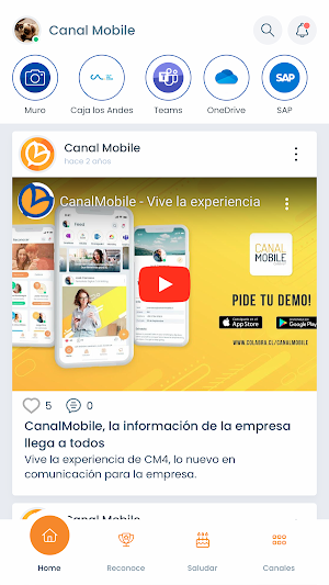Canal Mobile Screenshot 0