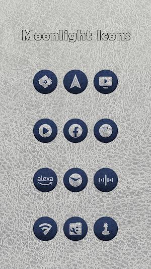Moonlight Blue Icons Screenshot 3