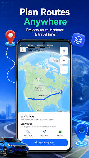 GPS Maps: Navigation & Routes Screenshot 2