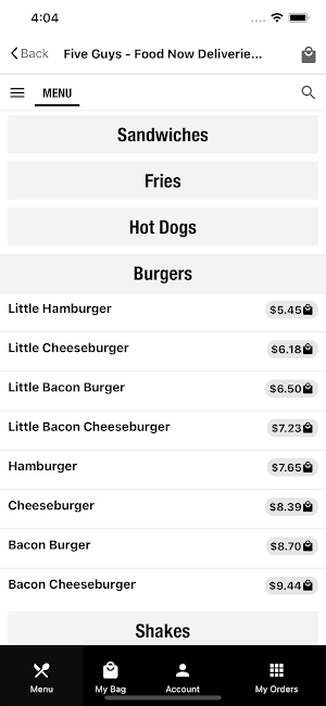 Food Now Deliveries Screenshot 2