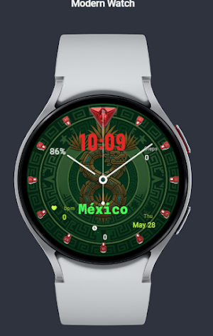 Fútbol Watch Face: México Screenshot 1