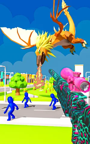 Giant Monster Sniper Wars Screenshot 0