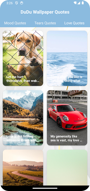DuDu Wallpaper Quotes Screenshot 2