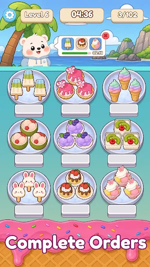 Ice Cream Shop: Food Sort Screenshot 2