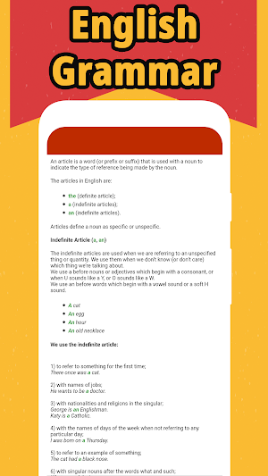 English Tests: Articles Screenshot 2