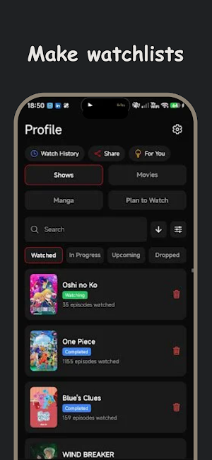 Media Tracker: My Library Log Screenshot 1