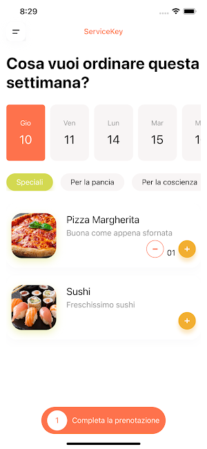 Formula Pranzo Screenshot 1