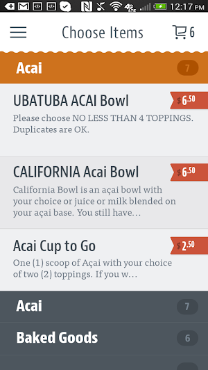 Ubatuba Acai Screenshot 2
