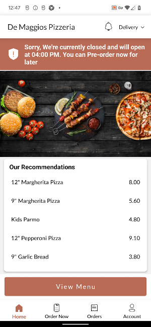 De Maggios Pizzeria Screenshot 1