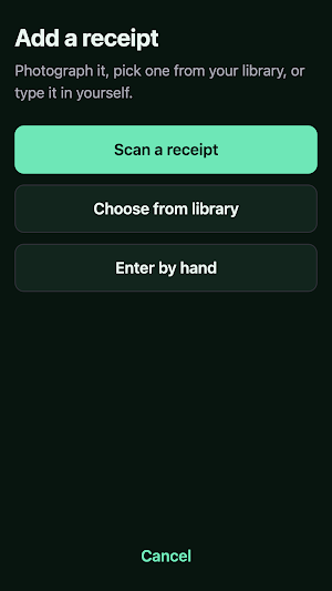 TaxPocket: Deductible Expenses Screenshot 1
