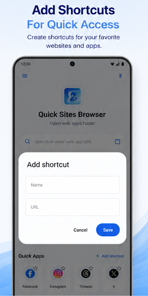 Quick Sites Browser Screenshot 2