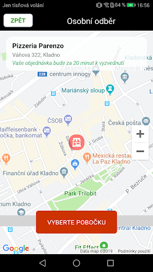 Pizza Parenzo Kladno Screenshot 1
