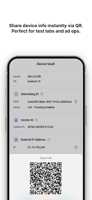 Device Vault - Ad ID Tools Screenshot 2
