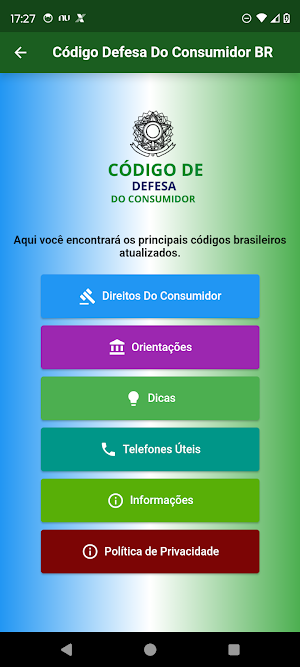Codigo Defesa do Consumidor BR Screenshot 0