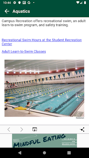 William & Mary Wellness Screenshot 3