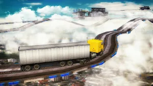 Impossible 18 Wheeler Truck Driving Screenshot 1