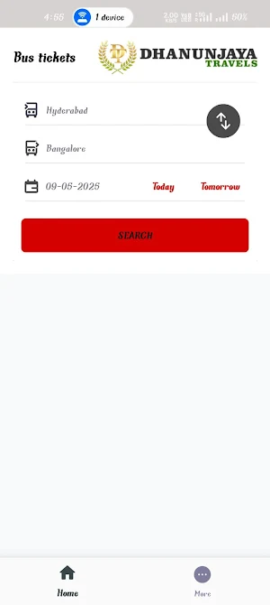 Dhanunjaya Travels Screenshot 0