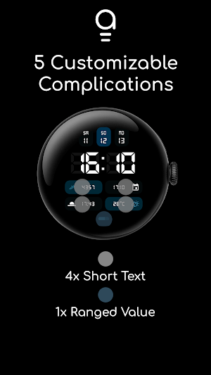 AD Digital BrieF - Watch Face Screenshot 1