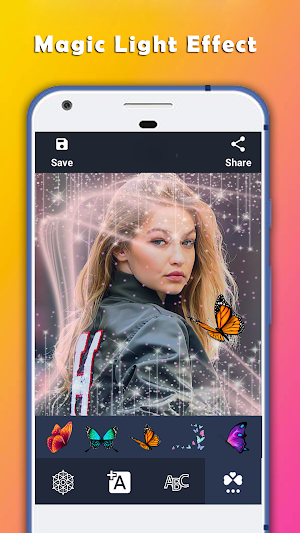 Magic Light Effects - Glitter Photos Maker Screenshot 3