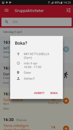 Friskis&Svettis Örebro Screenshot 2