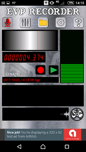 EVP Recorder - Spotted: Ghosts Screenshot 1