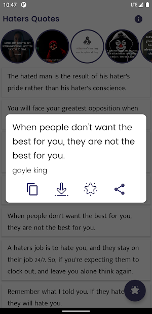 Haters Quotes and Sayings Screenshot 3