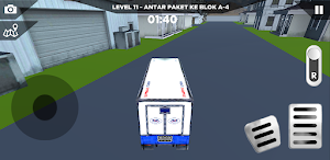 Simulator truk paket indonesia Screenshot 0