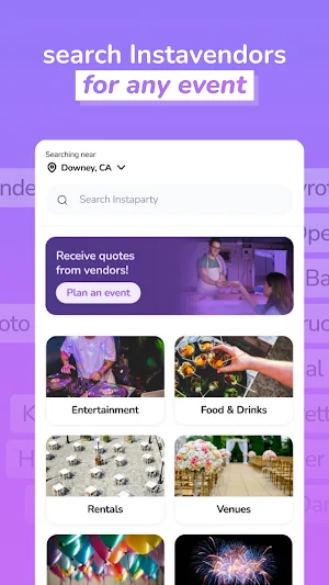 Instaparty - Planners Screenshot 0