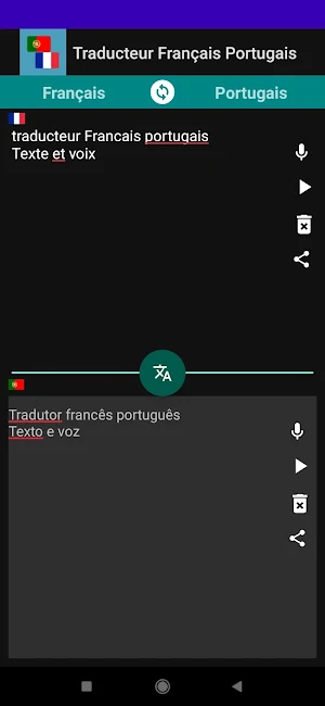 Traducteur Français Portugais Screenshot 0