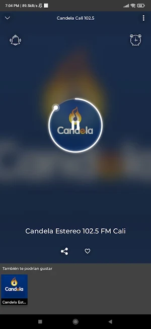 Candela Estéreo Cali 102.5 fm Screenshot 1