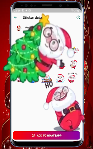 wasticker santa claus 2024 Screenshot 2