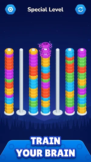Nut Sort - Color Sort Puzzle Screenshot 1