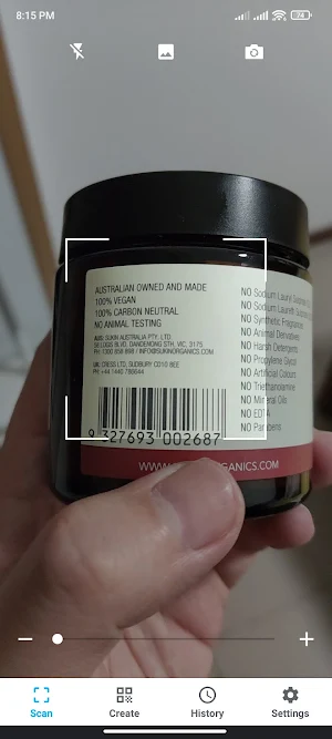 QR & Barcode Scanner Screenshot 1