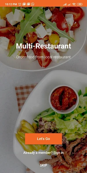 MULTI-RESTAURANT Delivery on Mobile Screenshot 1