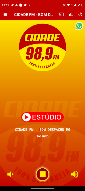 Cidade FM - Bom Despacho MG Screenshot 2