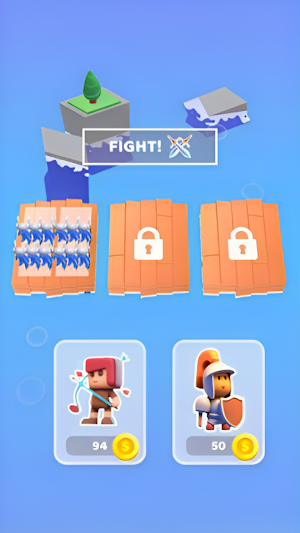 Idle Island Merge War Screenshot 2