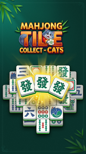 Mahjong Tile - Collect Cats Screenshot 0