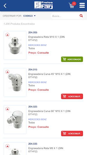 Freios Farj - Catálogo Screenshot 3