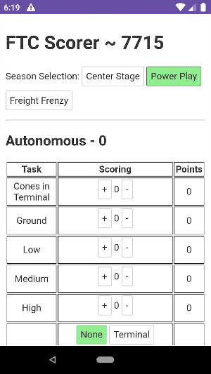 FTC Scorer - 7715 Screenshot 1