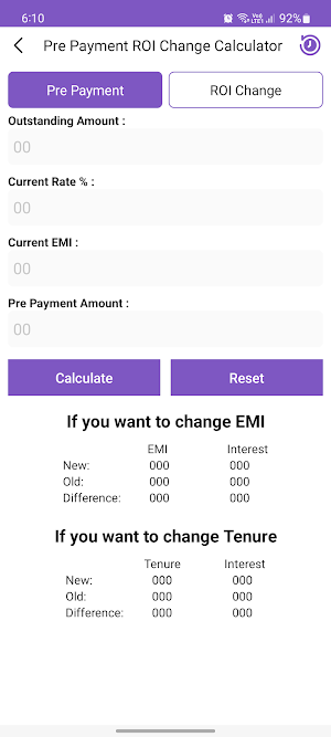 LoanCash : EMI Loan Calculator Screenshot 2