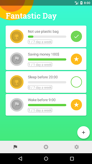 Fantastic - Goal Tracker / Habit Tracker Screenshot 0