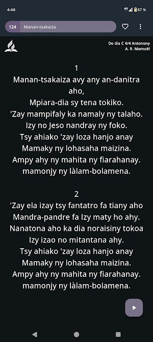 Fihirana Advantista Screenshot 2