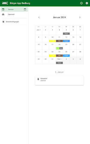 Bürger-App Bedburg Screenshot 1