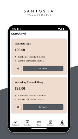 Samtosha Yoga Studios Screenshot 3