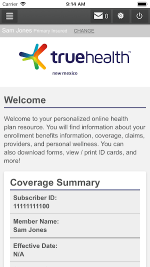 True Health New Mexico Screenshot 1