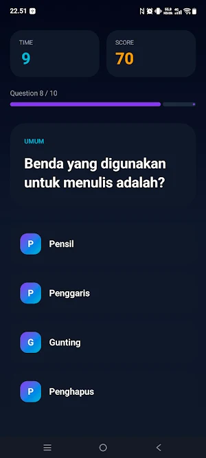 Kuis Jawab Cepat Screenshot 3