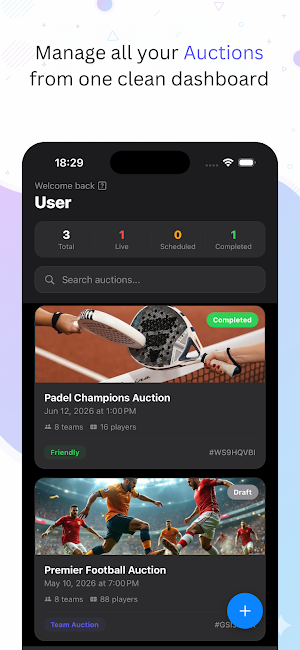 Auction Leauge Screenshot 0