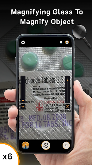 Magnifying glass - Flashlight Screenshot 2