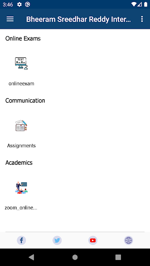 BHEERAM SREEDHAR REDDY INTERNATIONAL SCHOOL APP Screenshot 2