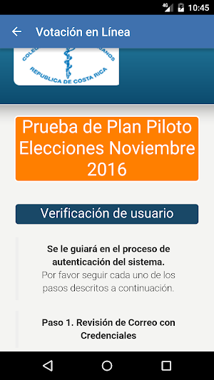 Elecciones CMC Screenshot 2